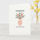 Carte Fleurie pour Filles (Fleur jaune)