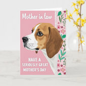 Carte Fleurie pour une Belle-Mère Adorable (Fleur jaune)