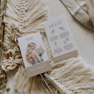 Carte fleuriste Hang Tag