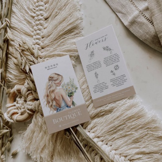 Carte fleuriste Hang Tag