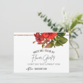 Carte Fleuriste Tropical Breeze - Veux-tu être ma  (Debout devant)