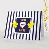 Carte Fleuron d'art jaune brillant (Fleur jaune)