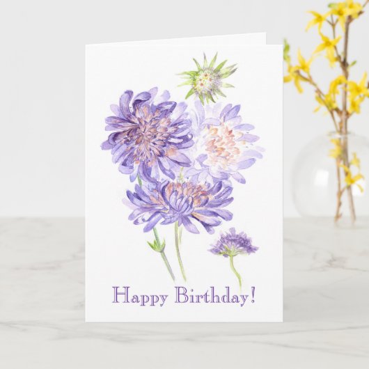 Carte fleurs (Fleur jaune)