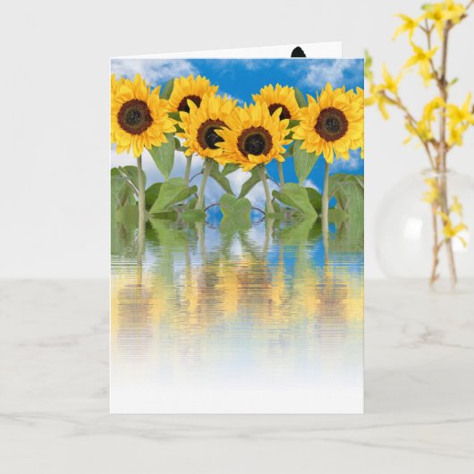 Carte Fleurs (Fleur jaune)