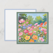 Carte Fleurs (Devant / Derrière)
