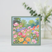 Carte Fleurs (Debout devant)