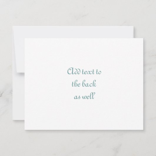 Carte Fleurs à flammes magnifiques (Dos)