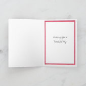 Carte Fleurs à l'aquarelle Bon Anniversaire (Intérieur)