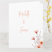 Carte Fleurs Aquarelle Professionnel Tendance (Fleur jaune)