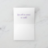 Carte Fleurs aquarelles>Carte d'adieu (Intérieur)