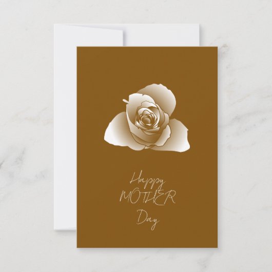 Carte Fleurs aux nuances d'art blanc raffiné (Devant)