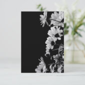 Carte Fleurs B&W (Debout devant)