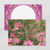 Carte Fleurs Bienheureuses (Devant / Derrière)