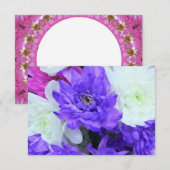 Carte Fleurs Bienheureuses (Devant / Derrière)