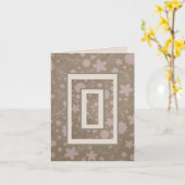 Carte Fleurs blanches (Fleur jaune)