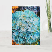Carte Fleurs bleues (Devant)