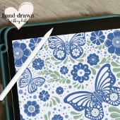 Carte Fleurs Bleues Shower par la Poste 50e Annive