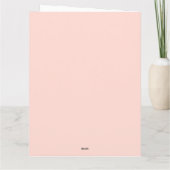 Carte Fleurs botaniques voeux de maman  (Dos)