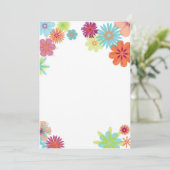 Carte Fleurs Brillantes (Debout devant)