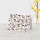 Carte Fleurs colorées (Fleur jaune)