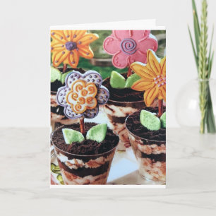 CARTE "FLEURS COMESTIBLES" POUR QUELQU'UN QUI CULTIVE DE