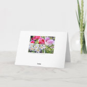 Carte Fleurs comparées à de belles femmes (Dos)