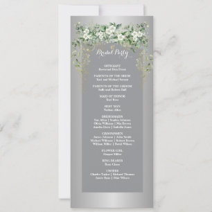 Carte Fleurs d'amour : Une fête d'argent