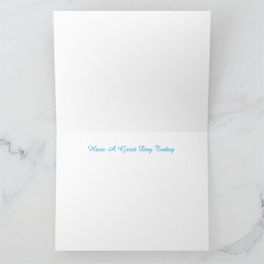 Carte Fleurs d'anniversaire (Intérieur)