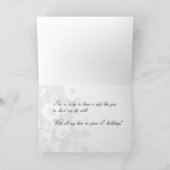 Carte Fleurs d'anniversaire de la femme 75e (Intérieur)