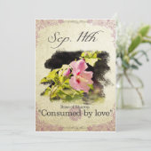 Carte Fleurs d'anniversaire le 11 septembre "Rose de Sha (Debout devant)