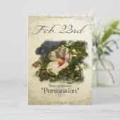 Carte Fleurs d'anniversaire le 22 février "Rose de Sharo (Debout devant)