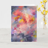 Carte Fleurs d'anniversaire pour vous (Fleur jaune)
