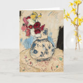 Carte Fleurs dans un vase de fleurs | Tadeusz Makowski (Fleur jaune)