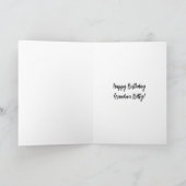 Carte Fleurs d'aquarelle colorée L'anniversaire de grand (Intérieur)