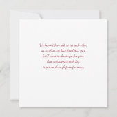 Carte Fleurs d'aquarelle de la Fête des Mères et oiseaux (Dos)