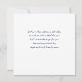 Carte Fleurs d'aquarelle de la Fête des Mères et oiseaux (Dos)