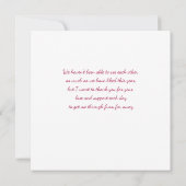 Carte Fleurs d'aquarelle de la Fête des Mères et oiseaux (Dos)