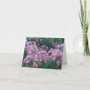 Carte FLEURS D'ARBRE DE SOIE par SHARON SHARPE