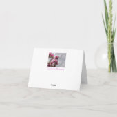 Carte Fleurs d'arbre de tulipe (Dos)