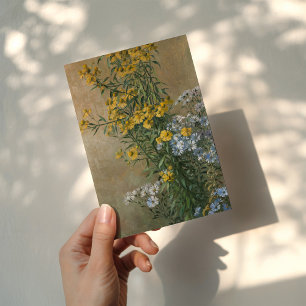 Carte Fleurs d'automne Gunnar Gunnarsson Wennerberg