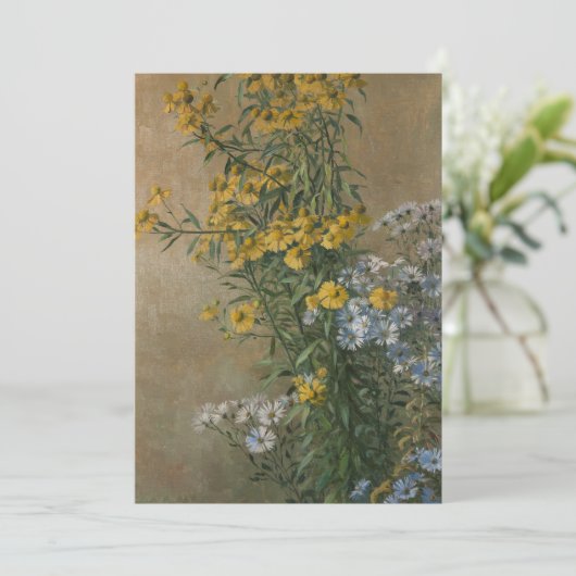 Carte Fleurs d'automne | Gunnar Gunnarsson Wennerberg (Debout devant)