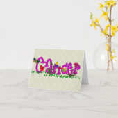 Carte Fleurs de cancer (Fleur jaune)