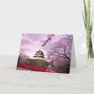 Carte Fleurs de cerisier du Japon