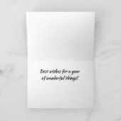 Carte Fleurs de cerisiers d'anniversaire (Intérieur)