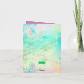 Carte Fleurs de cerisiers de la Fête des mères (Dos)