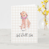 Carte Fleurs de Chien d'or se portent bien bientôt Nom d (Fleur jaune)