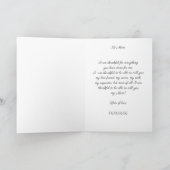 Carte Fleurs de citron Joyeuse fête des mères (Intérieur)