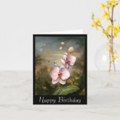 Carte Fleurs de colibri (Fleur jaune)