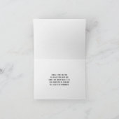 Carte Fleurs de cône et Merci de Sympathie de panier (Intérieur)