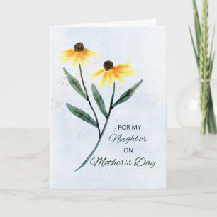 Carte Fleurs de cônes de la deuxième fête des mères vois